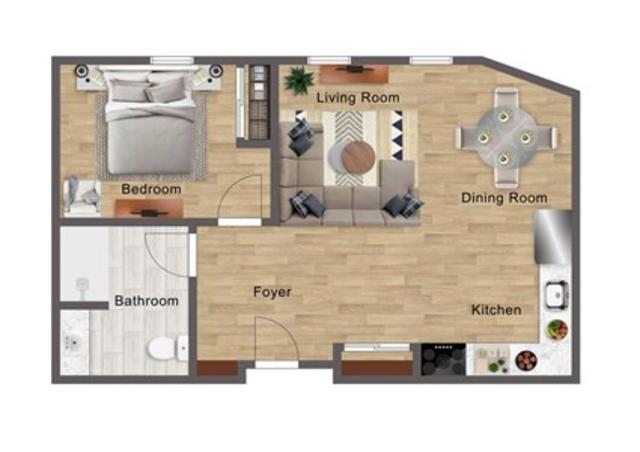 One Bedroom A