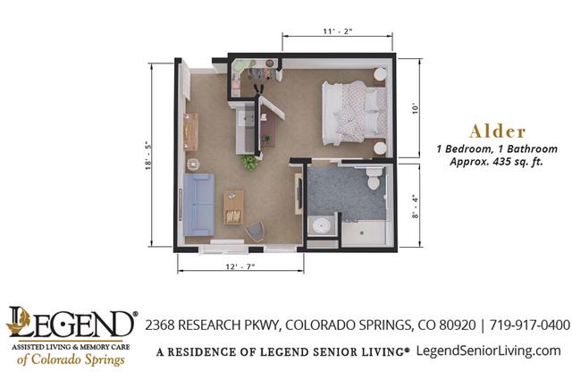 Alder - One Bedroom