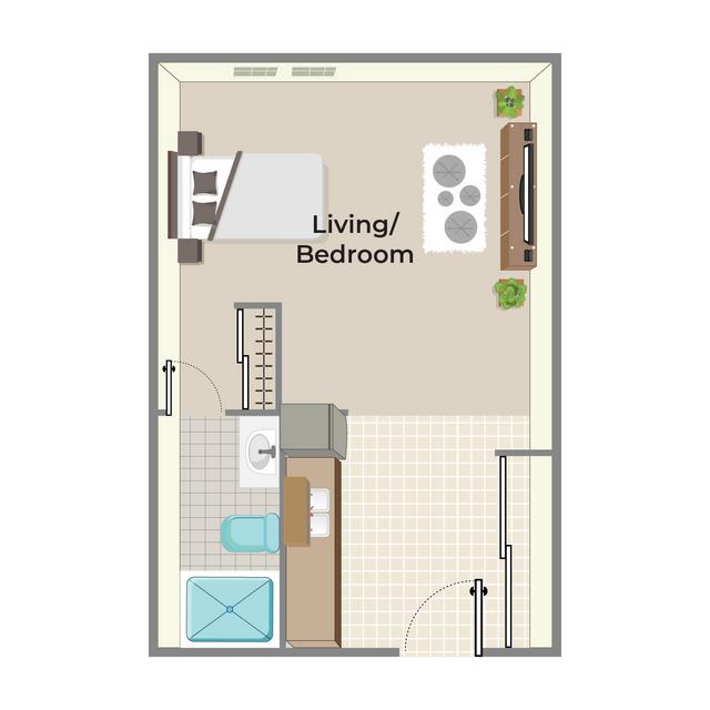 Assisted Living Large Studio