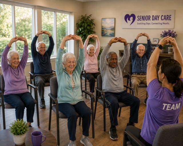 SeniorDayCare Stretching