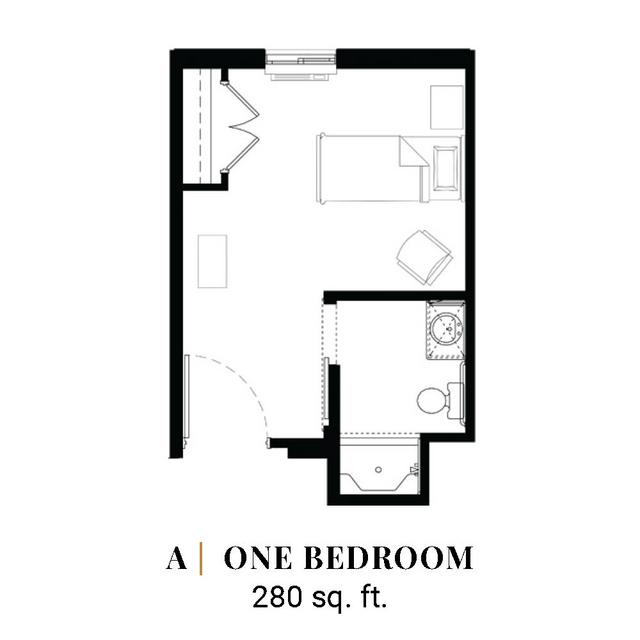 Memory Care - A - One Bedroom
